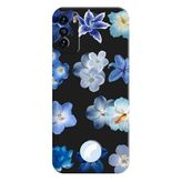 Reeder S19 Max Pro S İle Uyumlu Siyah Azure Petals Desenli Silikon Kılıf