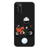 Reeder S19 Max Pro S İle Uyumlu Siyah Cool Rider Desenli Silikon Kılıf