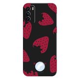 Reeder S19 Max Pro S İle Uyumlu Siyah Dark Cherry Desenli Silikon Kılıf