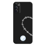 Reeder S19 Max Pro S İle Uyumlu Siyah heart-string Desenli Silikon Kılıf