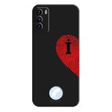 Reeder S19 Max Pro S İle Uyumlu Siyah İ-Harfli Touch of Love Desenli Silikon Kılıf