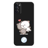 Reeder S19 Max Pro S İle Uyumlu Siyah Meow Hug Desenli Silikon Kılıf