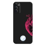 Reeder S19 Max Pro S İle Uyumlu Siyah Pink Heart Desenli Silikon Kılıf
