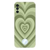 Reeder S19 Max Pro S İle Uyumlu Siyah Sage Hearts Desenli Silikon Kılıf