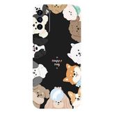 Reeder S19 Max Pro S İle Uyumlu Siyah Woof Wonderland Desenli Silikon Kılıf