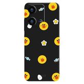 Reeder S19 Max Pro S Zoom İle Uyumlu Siyah Choco Chick Party Desenli Silikon Kılıf
