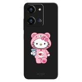 Reeder S19 Max Pro S Zoom İle Uyumlu Siyah Kitty Sip Desenli Silikon Kılıf