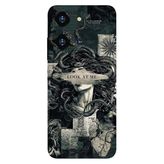Reeder S19 Max Pro S Zoom İle Uyumlu Siyah Medusa's Gaze Desenli Silikon Kılıf