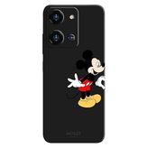 Reeder S19 Max Pro S Zoom İle Uyumlu Siyah Mickey Wave Desenli Silikon Kılıf