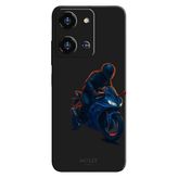 Reeder S19 Max Pro S Zoom İle Uyumlu Siyah Night Rider Desenli Silikon Kılıf