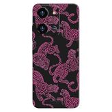 Reeder S19 Max Pro S Zoom İle Uyumlu Siyah Pink Roar Desenli Silikon Kılıf