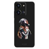 Reeder S19 Max Pro S Zoom İle Uyumlu Siyah Race Queen Desenli Silikon Kılıf