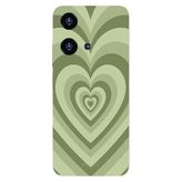 Reeder S19 Max Pro S Zoom İle Uyumlu Siyah Sage Hearts Desenli Silikon Kılıf