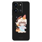 Reeder S19 Max Pro S Zoom İle Uyumlu Siyah Scoops Desenli Silikon Kılıf