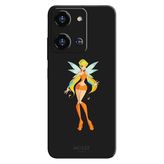 Reeder S19 Max Pro S Zoom İle Uyumlu Siyah Sun Fairy Desenli Silikon Kılıf