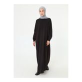 Refka Basic Spor Tesettür Elbise - Siyah - Benin