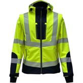 Reflektörlü Ripstop Softshell Model Teknik Mont Sarı