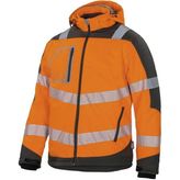 Reflektörlü Su Geçirmez Termal Softshell Iş Montu Turuncu