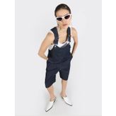 Regular Fit Bol Paça Mavi Kadın Şort Cl1065890