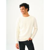 Regular Fit Erkek Beyaz Kazak - M