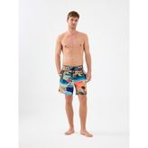 Regular Fit Erkek Deniz Şortu - Renkli - S