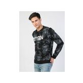Regular Fit Erkek Siyah Sweatshirt