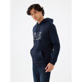 Regular Fit Erkek Sweatshirt - Koyu Lacivert - XL