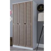 Remaks Fuga 3 Kapaklı Beyaz-Cordoba Elbise Dolabı