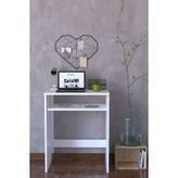 Remaks Modern Tasarımlı Beyaz Bilgisayar Masası Ahşap Malzeme ile Minimalist Özellikler - Y: 75 cm D: 45 cm G: 60 cm