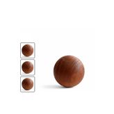 Rembox Ahşap Kavanoz Kapağı Küre Top 8cm çap Çok amaçlı küre Ağır Doğal Ahşap Dekoratif Top 1 ad