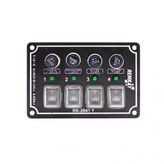 Remkay 12V İzoleli 10'lu Yatay Switch Panel