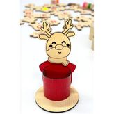 Ren Geyiği Kalemlik 3 mm Mdf Ahşap