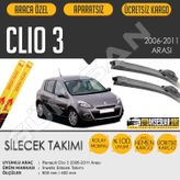 Renault Clio 3 2006-2011 Muz Silecek Takımı