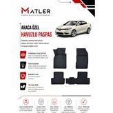 Renault Fluence 2012 Model 4d Ekstra Havuzlu Paspas - Siyah