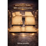 Renault Megane 3 2009-2016 BEJ Araca Özel 3D Havuzlu Paspas