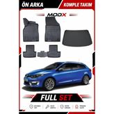 Renault Megane 3 Sport Tourer 2010 Model 5d Havuzlu Paspas + 3D Bagaj Havuzu Seti Premıum A+ - Siyah