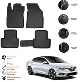 Renault Megane 4 2016 Sonrası 3D Havuzlu Paspas OTL