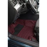 Renault Reno Megane 3 2010-2016 Bordo Renk 8d Premium Havuzlu Tam Kaplama Deri Oto Paspas