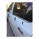 Renault Symbol 2013-2018 4 Parça Krom Cam Çıtası