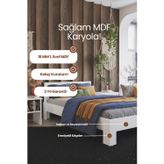 Renazzo Mobilya Letto Tek Kişilik MDF Karyola