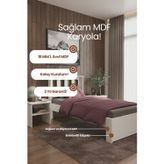 Renazzo Mobilya Stark Tek Kişilik MDF Karyola