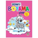 Renkli Boyama Kitabı 3-4 Yaş - Yağmur Çocuk