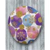 Renkli Toplar Oval Bilek Destekli Mouse Pad