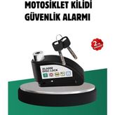 Renklime Titreşim Sensörlü Alarm Disk Kilidi Motosiklet Scooter Bisiklet