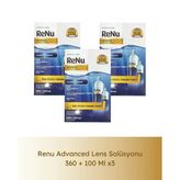 Renu Advanced Lens Solüsyon 360 + 100 ml 3 Lü Paket