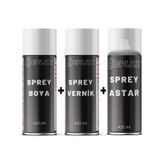 Replax Piano Black Astar Sprey Boya ve Vernik