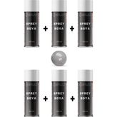 Replax Ral 8802 Gümüş 6x400 ml Sprey Boya