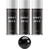 Replax Ral 9005 Parlak Siyah 3x400 ml Sprey Boya