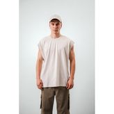 Respire Erkek Basic Tank Top Atlet Bej - M