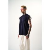 Respire Erkek Basic Tank Top Atlet İndigo